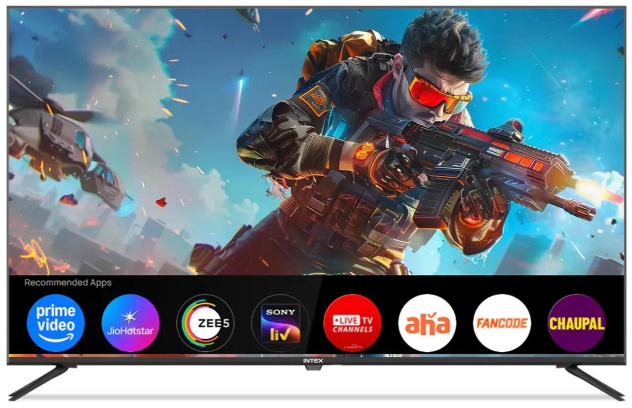 Intex 50 inch 4K Ultra HD Smart Android 9.0 LED TV | LED-5016 UBTR (1m 25cm)
