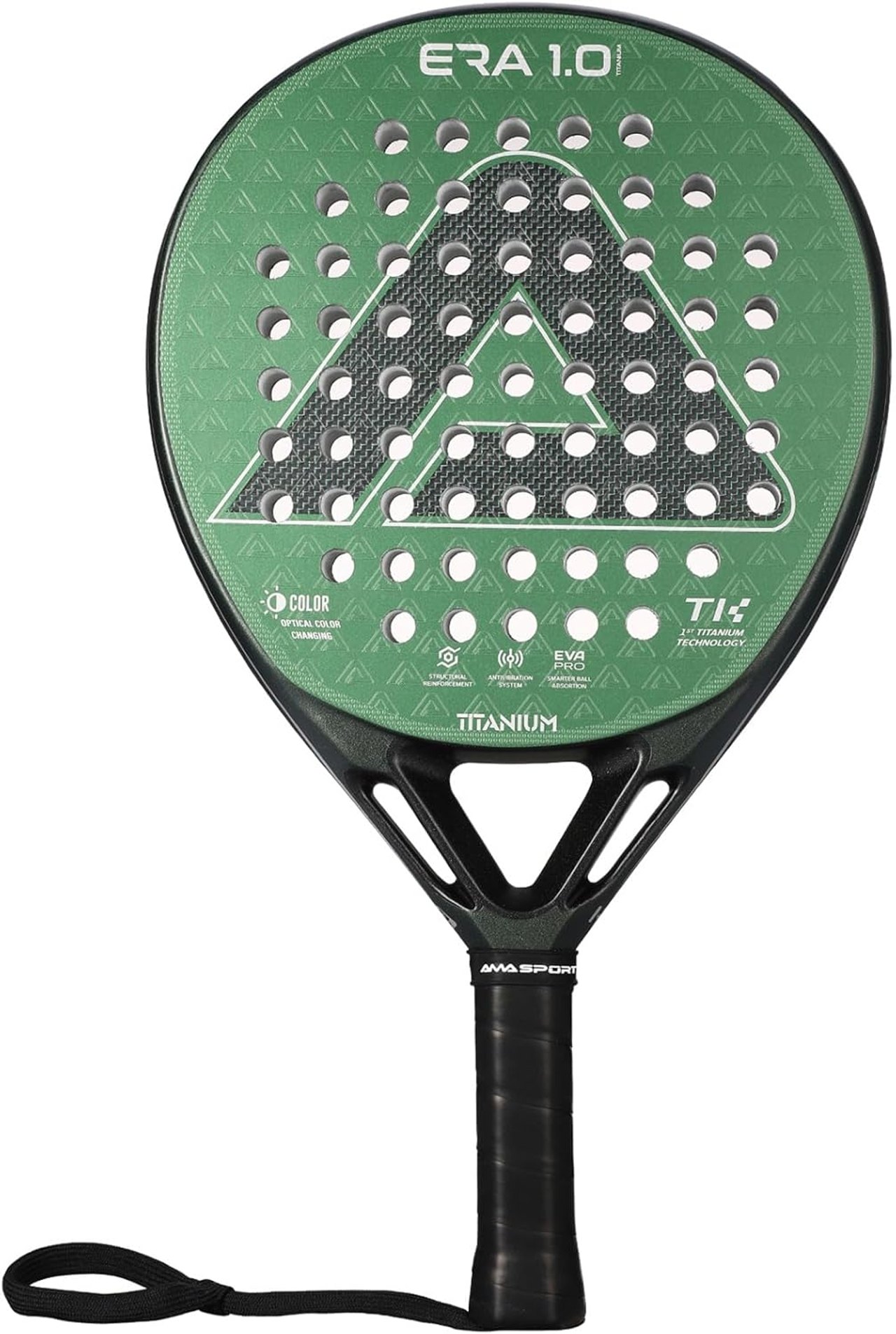Ama Sport ERA 1.0 Padel Racket - Titanium Green