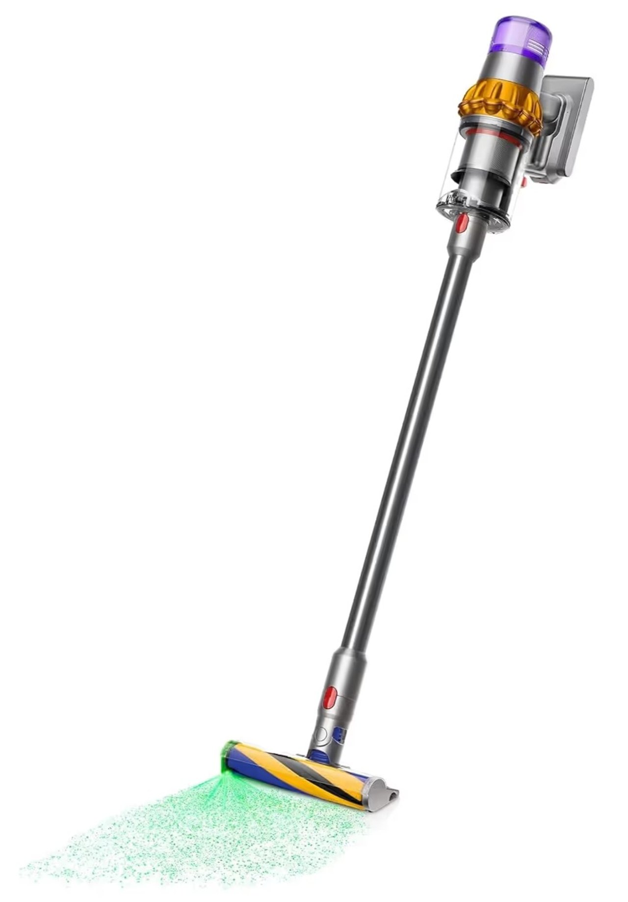 Dyson V15 Detect Cordless Vacuum Cleaner|Illumination for Hidden dust|Senses dust Levels & Auto adjusts Suction|240 Airwatts,0.77L bin,60 mins runtime