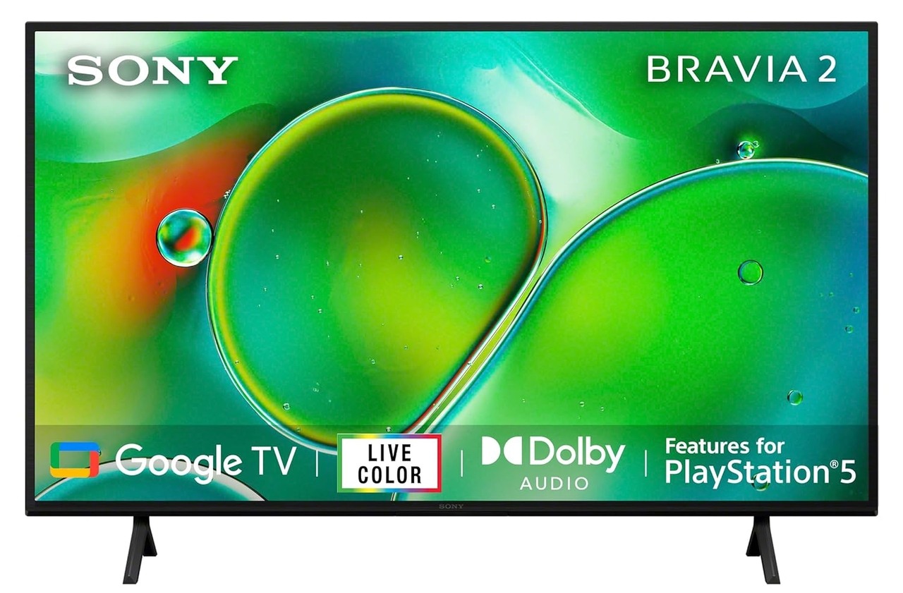 Sony BRAVIA 2 Series 50-Inch 4K Ultra HD Smart LED Google TV K-50S25 Black