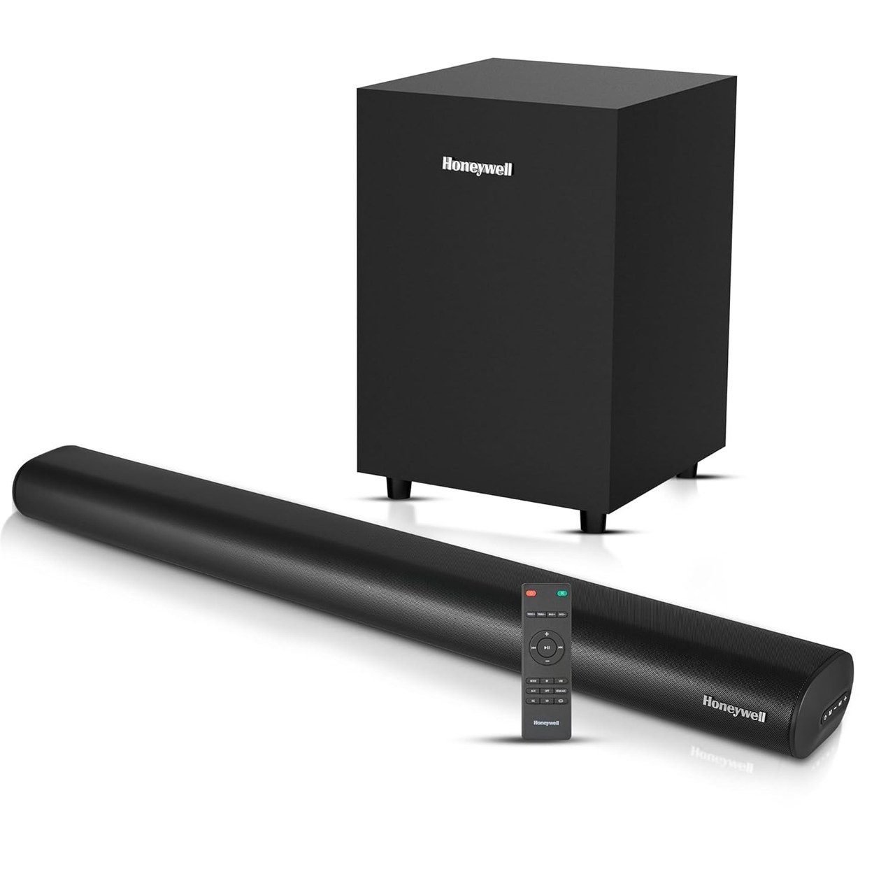 Honeywell Trueno U2000 160W 2.1 Channel Soundbar with Subwoofer, Bluetooth V5.3, HDMI, Optical, Black