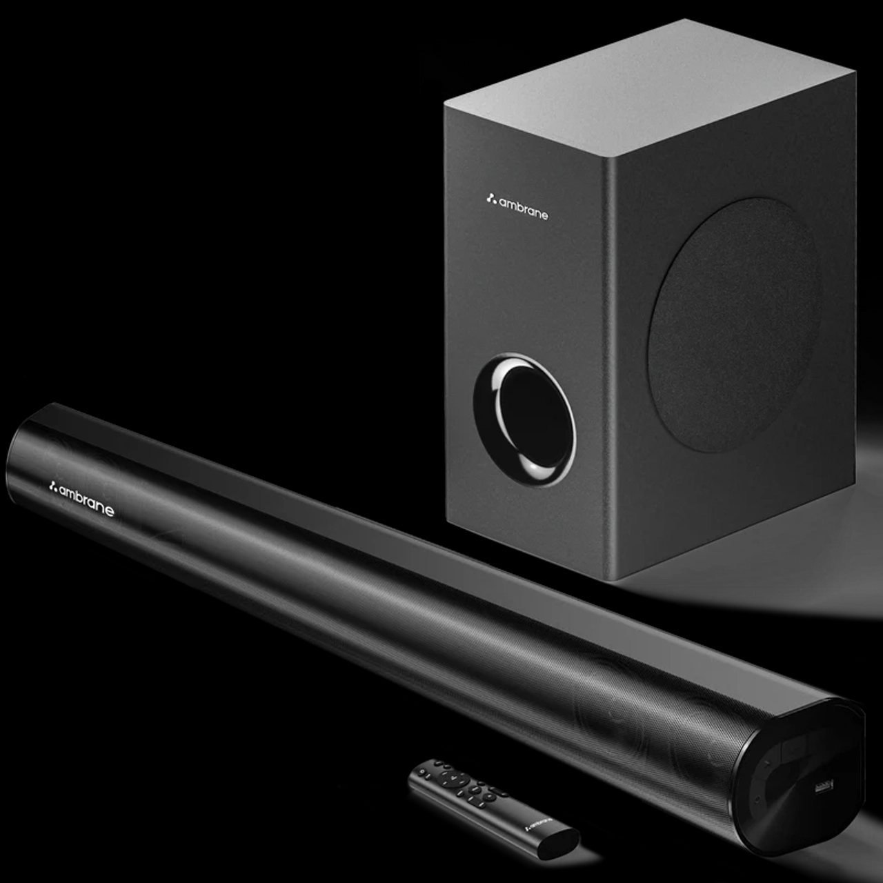 Evoke Bar 200W Stereo with Subwoofer Soundbar (Black, 2.1 Channel)
