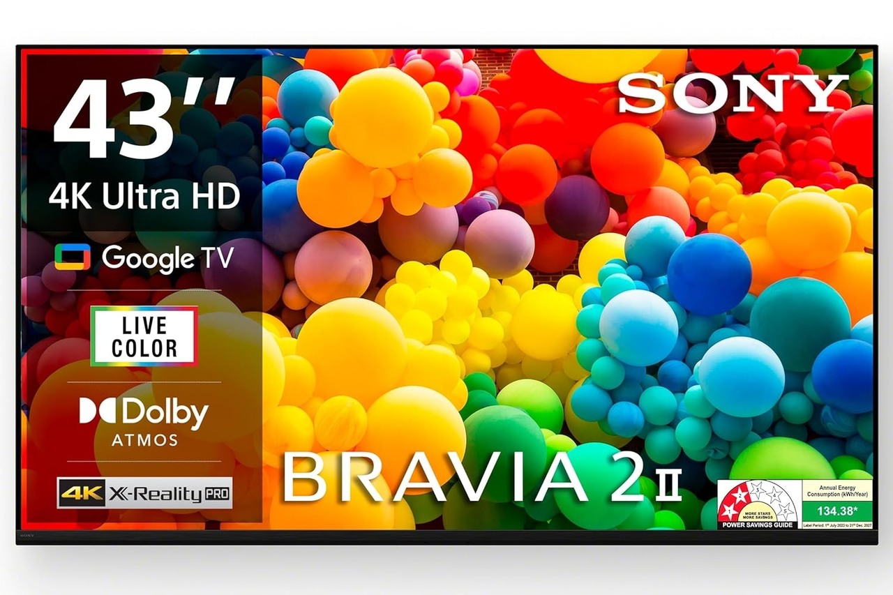 Sony 108 cm (43 inches) BRAVIA 2M2 Series 4K Ultra HD Smart LED Google TV K-43S22M2