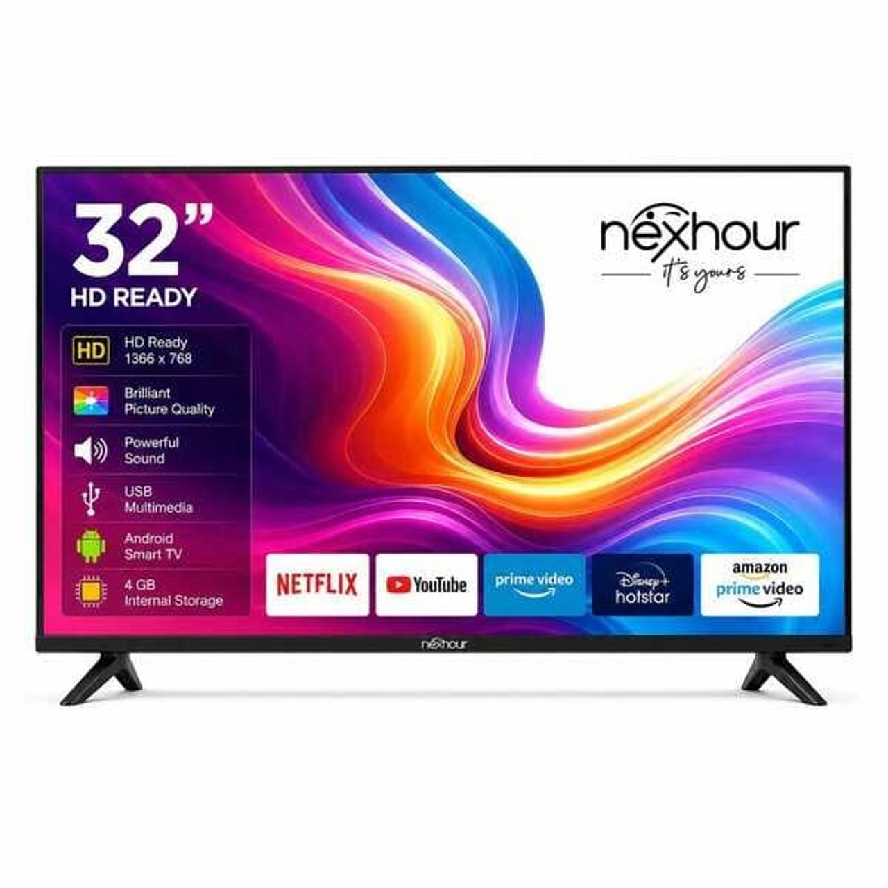 32 inch HD Ready LED Smart Android TV NX3200-32-AS