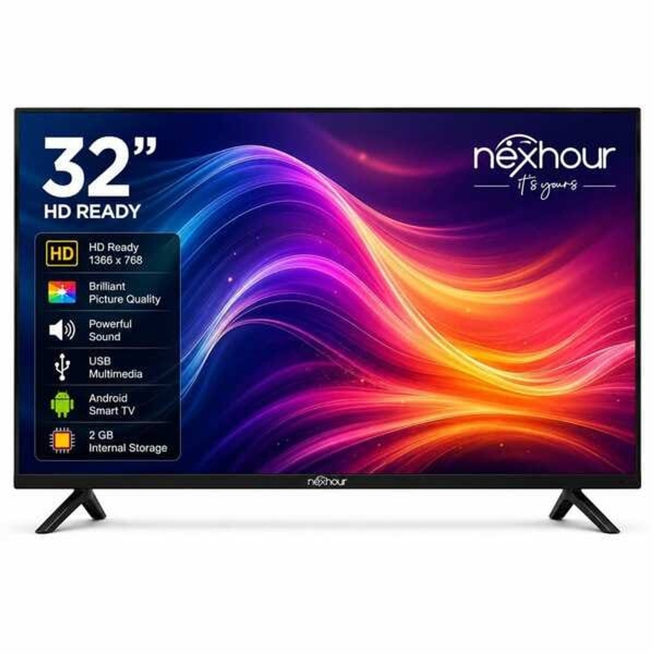 32 inch HD Ready LED Smart Android TV NX3200-S-32