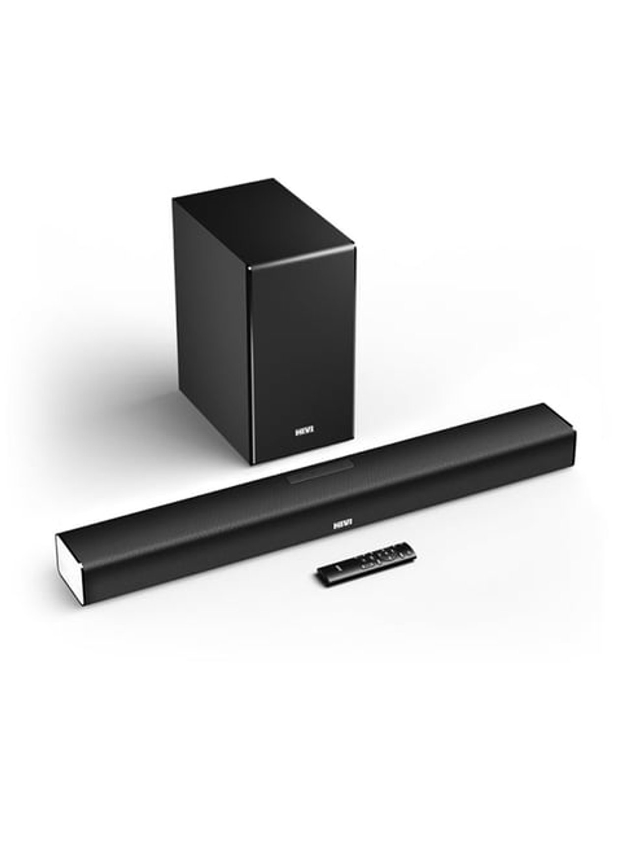 Mivi Fort R320 Bluetooth Soundbar with Wireless Subwoofer, Remote (Black, 2.1 Channel)