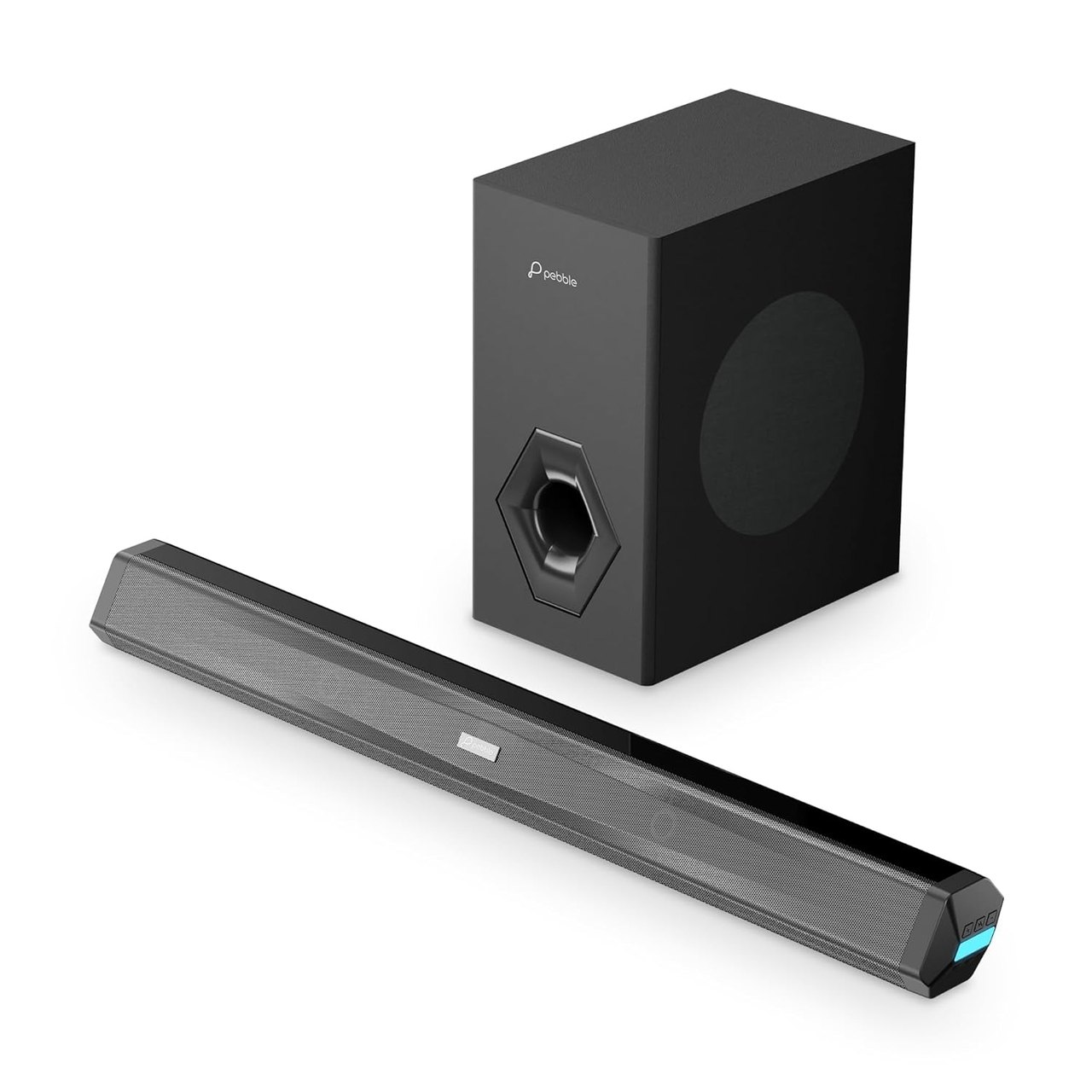 Pebble Magna16 160W 2.1Channel Soundbar with Subwoofer Speaker - PSB501