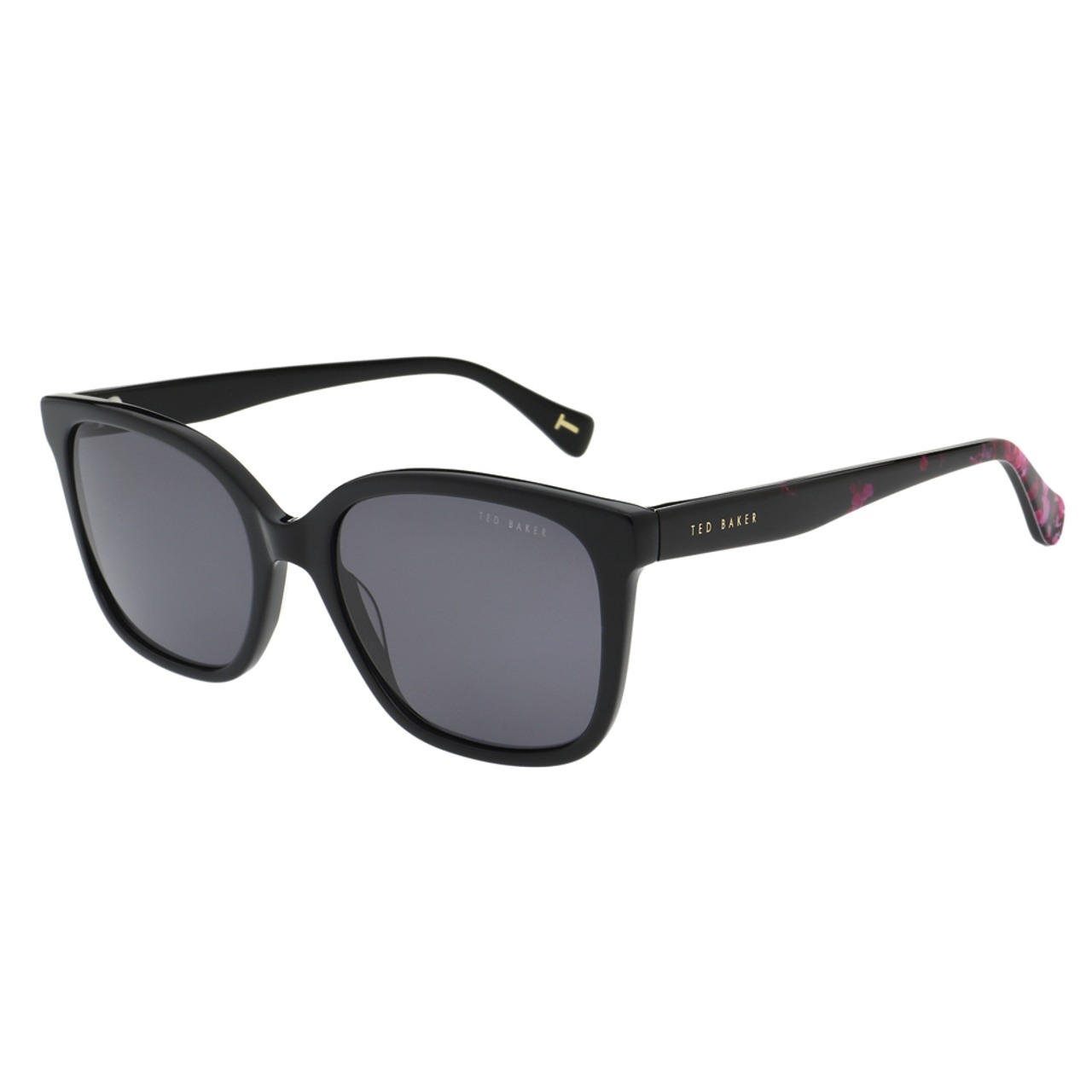 Ted Baker Shaney 1739 Sunglasses Gloss Solid Black 56/19-140