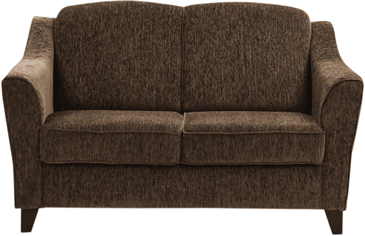 Hidenchic Cresecent - Wheat Brown Fabric Sofa (2 - Seater)