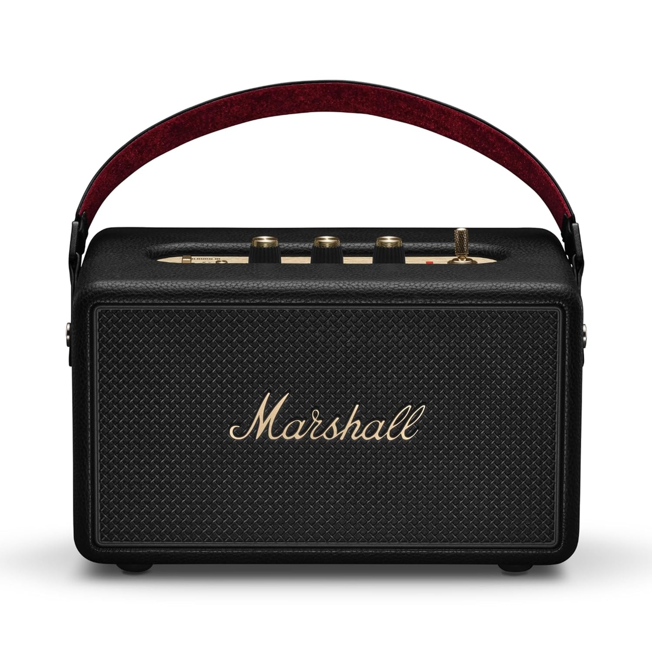 Marshall Kilburn III Portable Bluetooth Speaker with 50+ Hours of Portable Playtime - Black & Brass