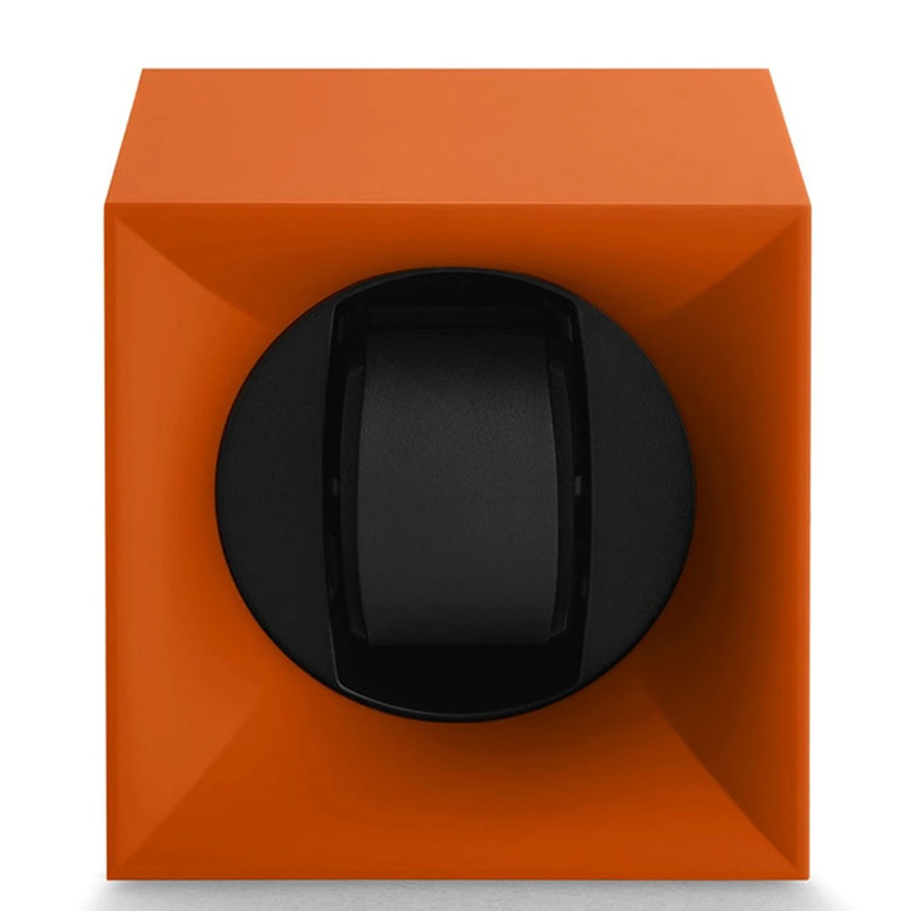 Swiss Kubik Single Watch Winder Orange Soft Touch Surface (3600.0661) (SK01.STB.010)