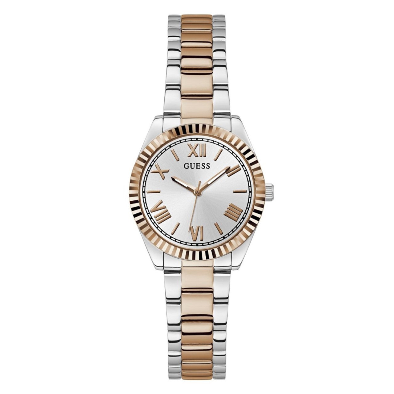 Guess Analog Watch for Women, Silver (GW0687L3)