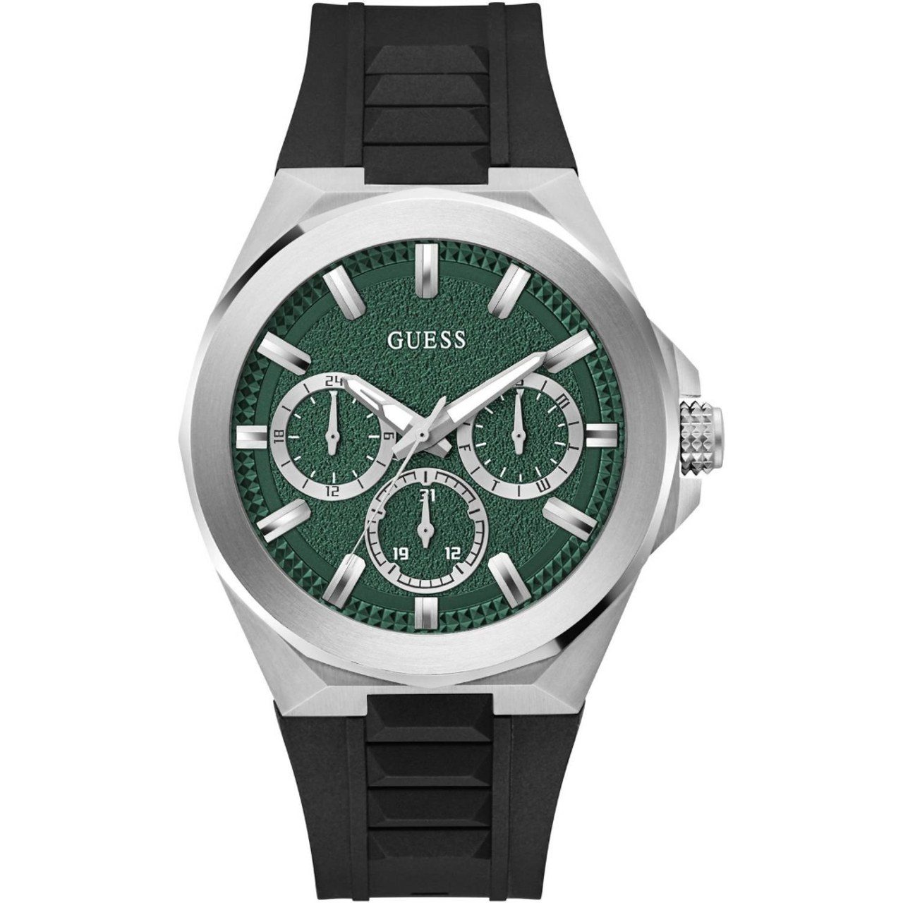 Guess Dashboard Green Round Dial Analog Watch for Men (GW0799G3)