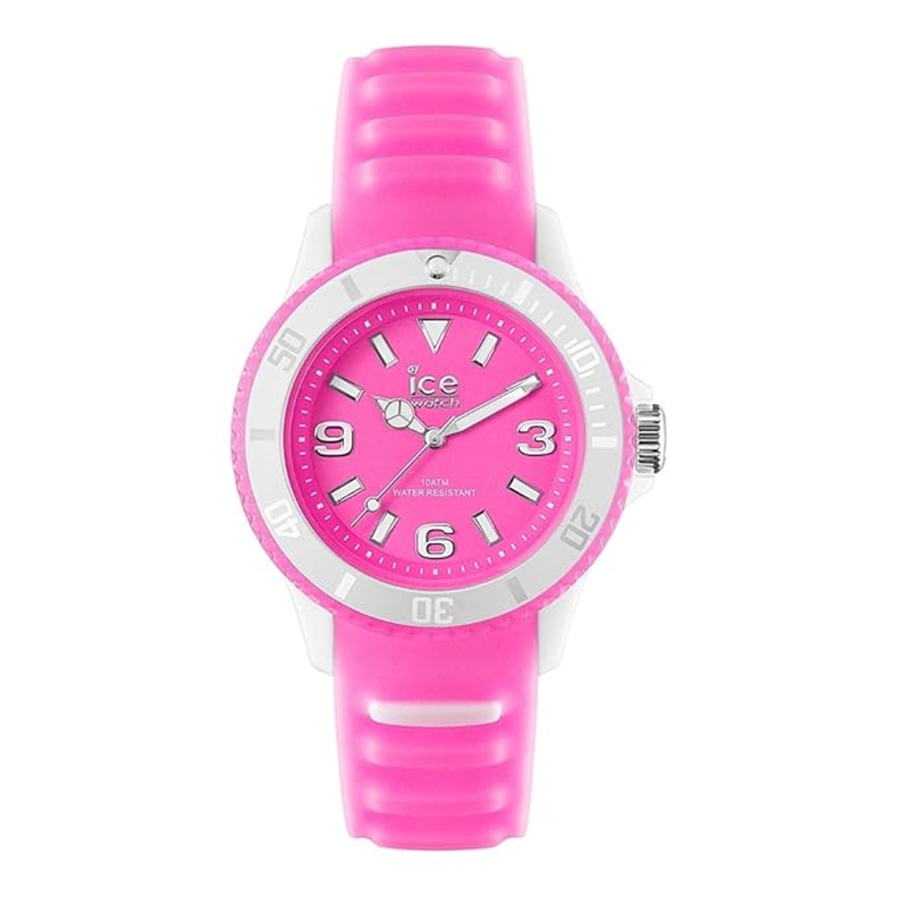 Ice Watch Ice Glow Analogue Pink Dial Unisex Watch (GL.PK.U.S.14)