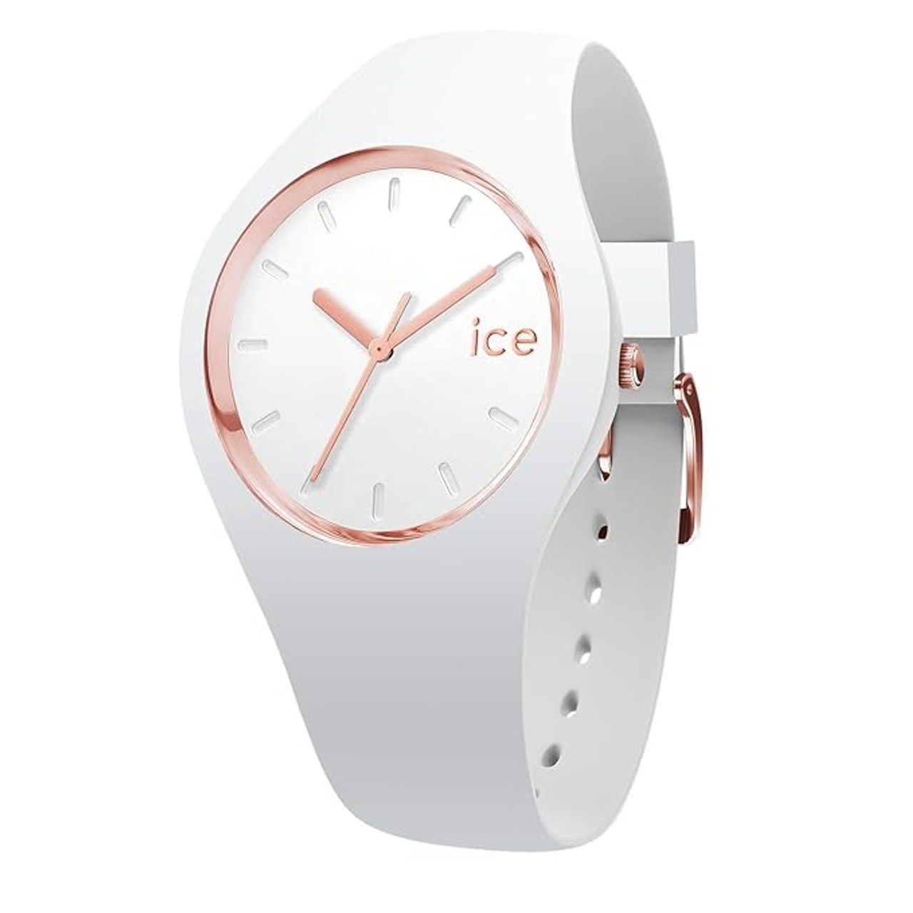 Ice Glam Analogue White Dial Unisex Watch (ICE.GL.WRG.U.S.14)