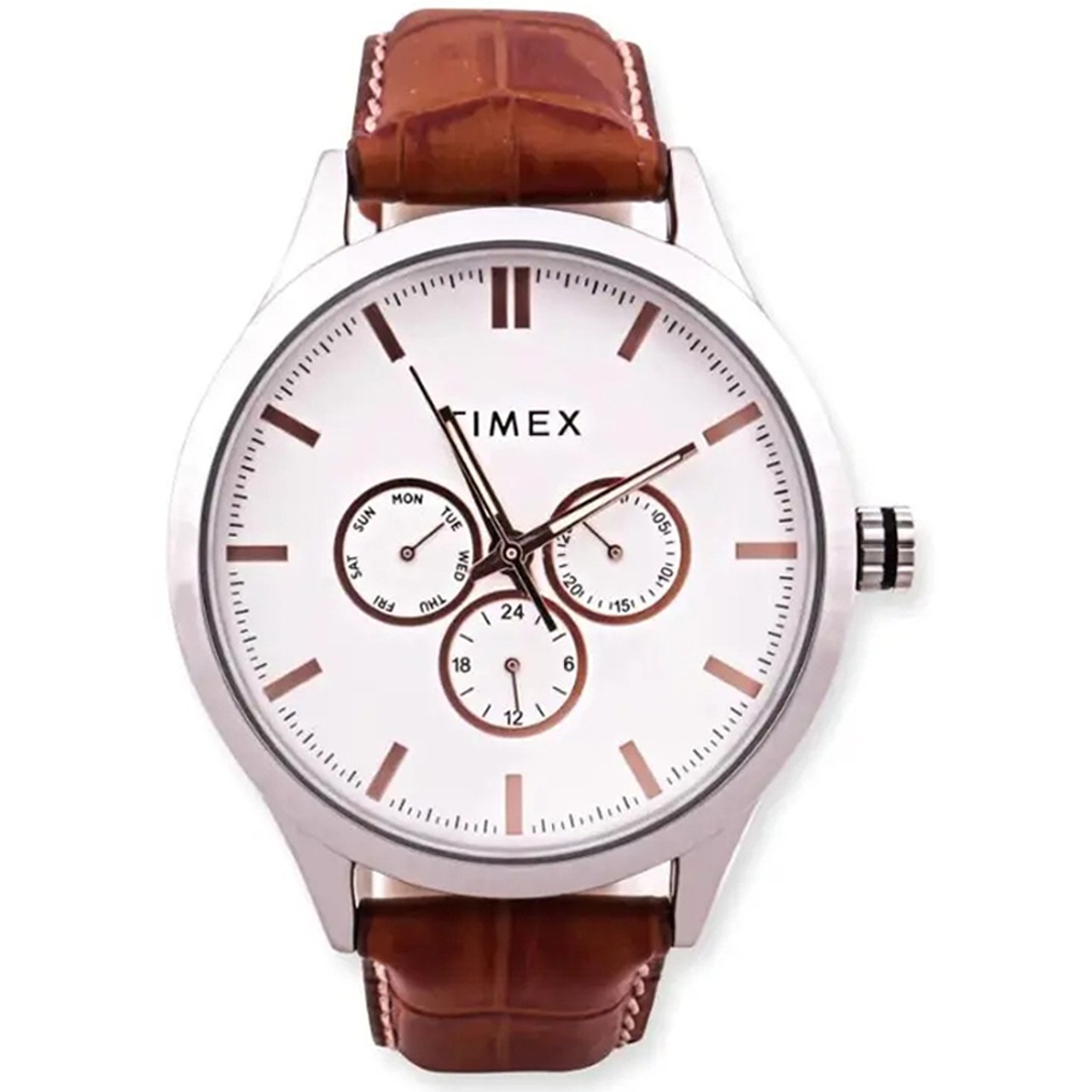 Timex Analog Watch for Men, Dial White (TW00ZR324)