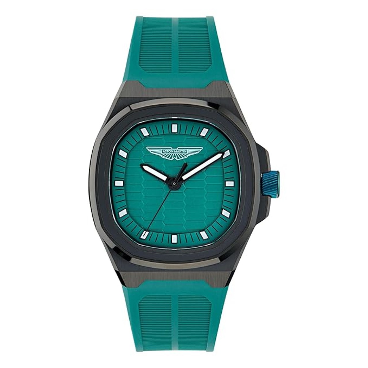 Aston Martin Lagunda Square 40mm Green Dial Analog Men Watch - MTIG1F5013E