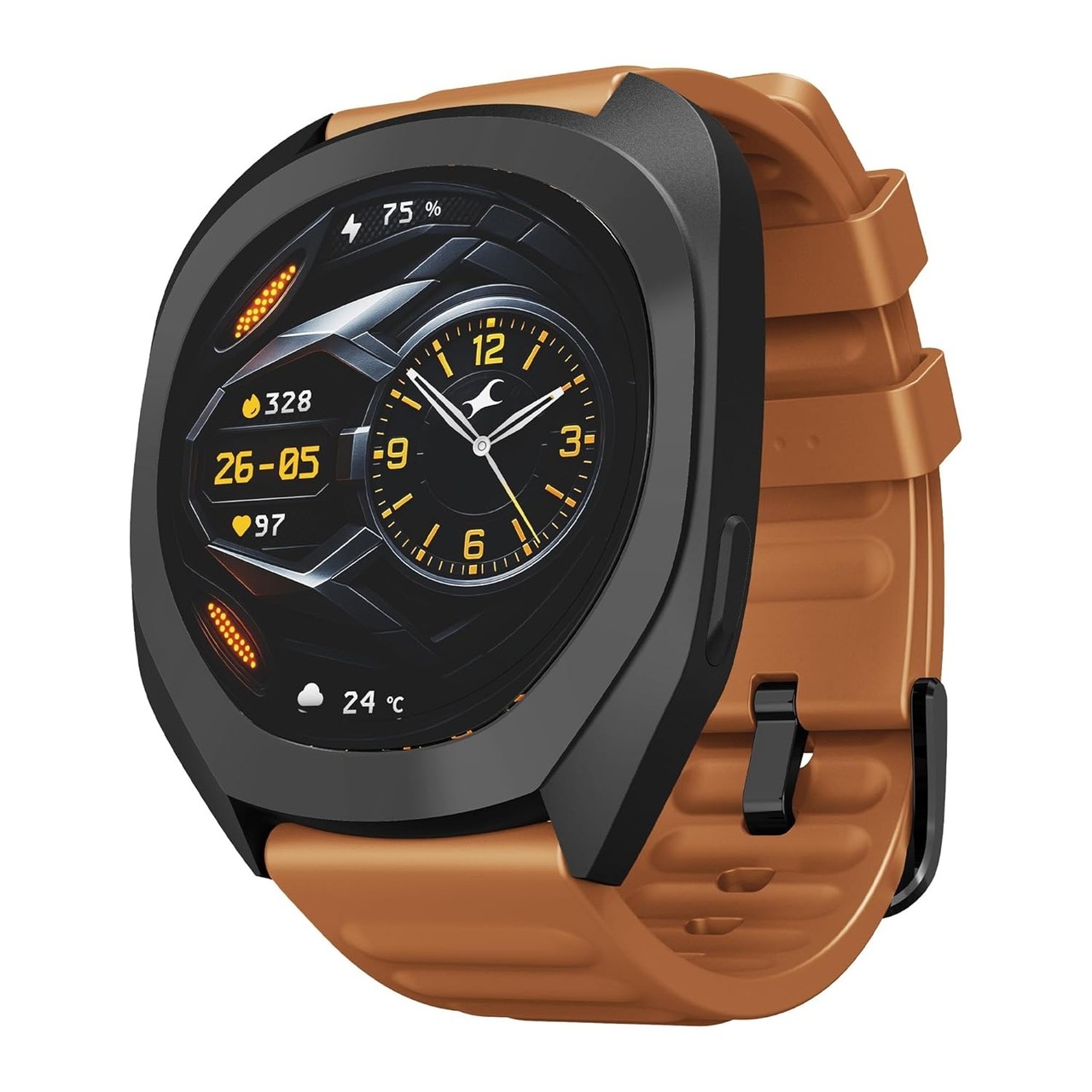 Fastrack Cosmix BT Calling Smartwatch - Copper Clay