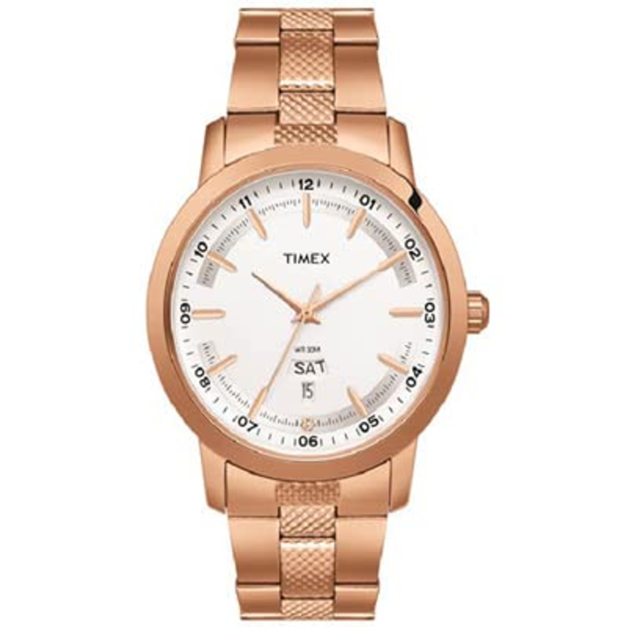 Timex Collecton Men's Analog White Dial Coloured Quartz Watch, Round Dial with 46 mm Case Width (TW00ZR209)