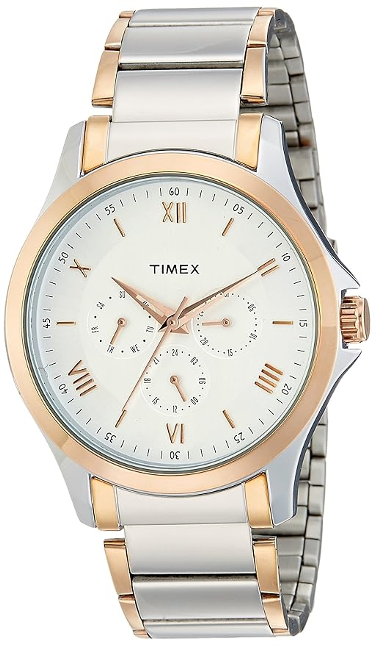 Timex Everyday Formals Analog Silver Dial Men's Watch (TW000X117)