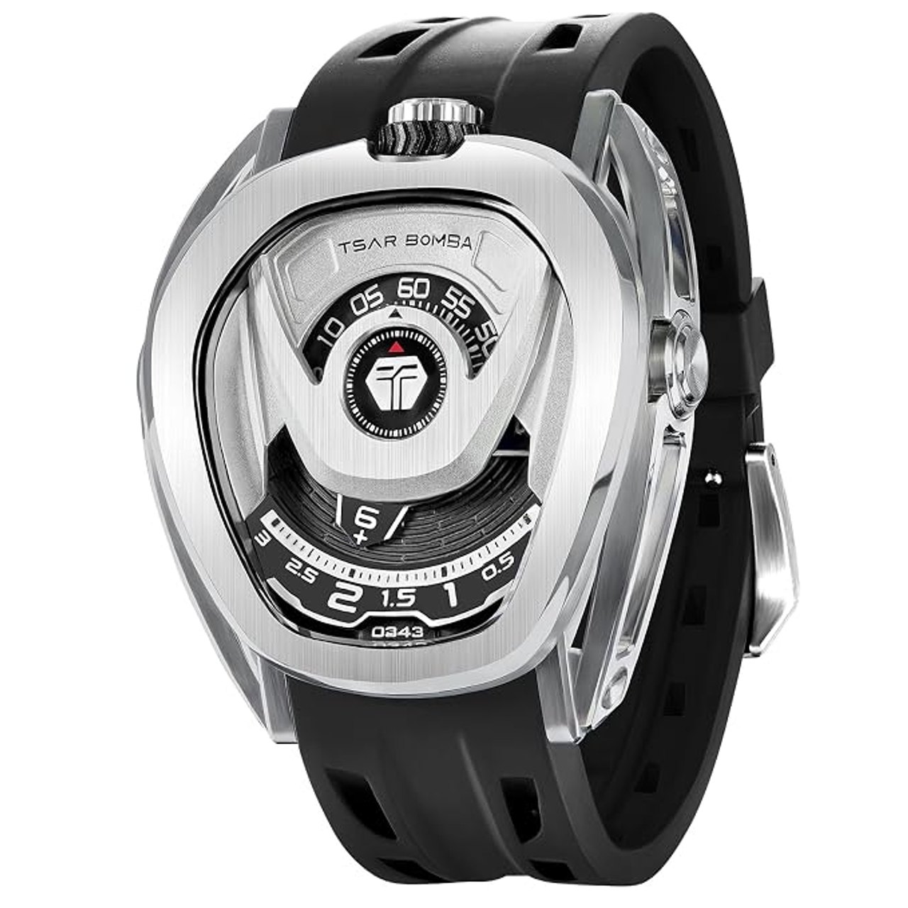 Tsar Bomba Chivalry TB8213, 100M Waterproof, Sapphire Glass, Automatic Watch, TB8213A.1_1-02, Black