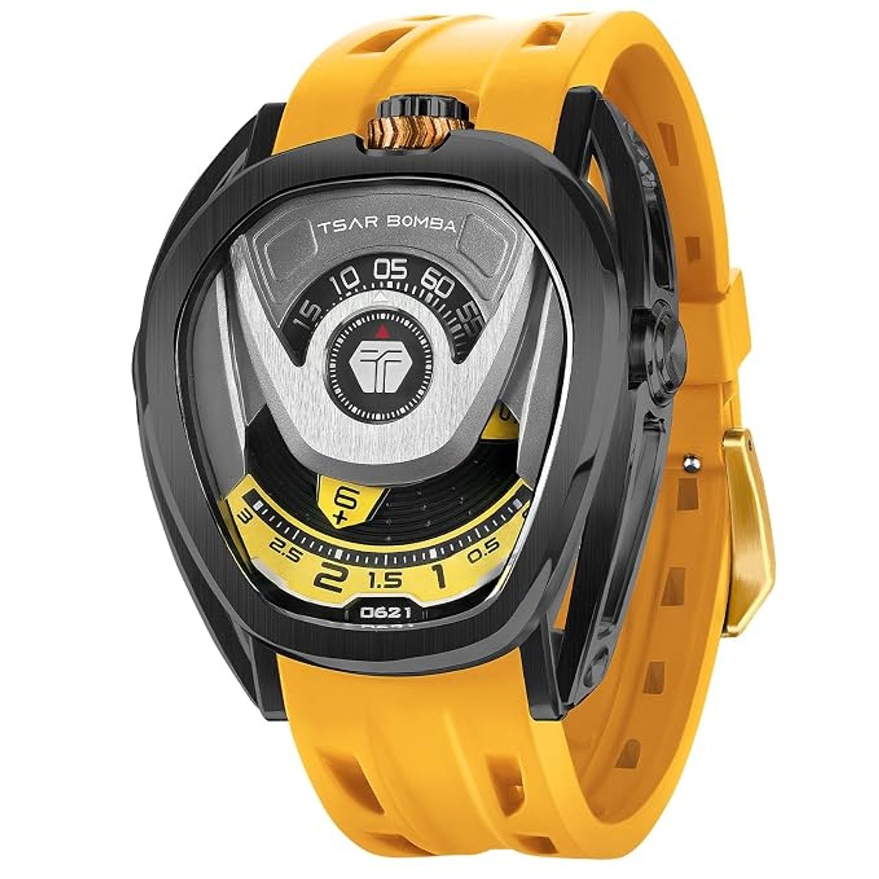 Tsar Bomba Chivalry TB8213, 100M Waterproof, Sapphire Glass, Automatic Watch, TB8213A.1_1-05, Yellow