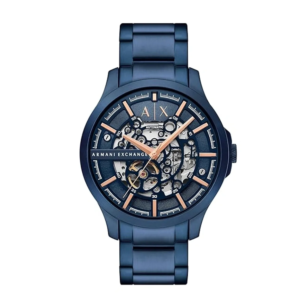 Armani Exchange Stainless Steel Analog Blue Dial Mens Watch- (AX2457)