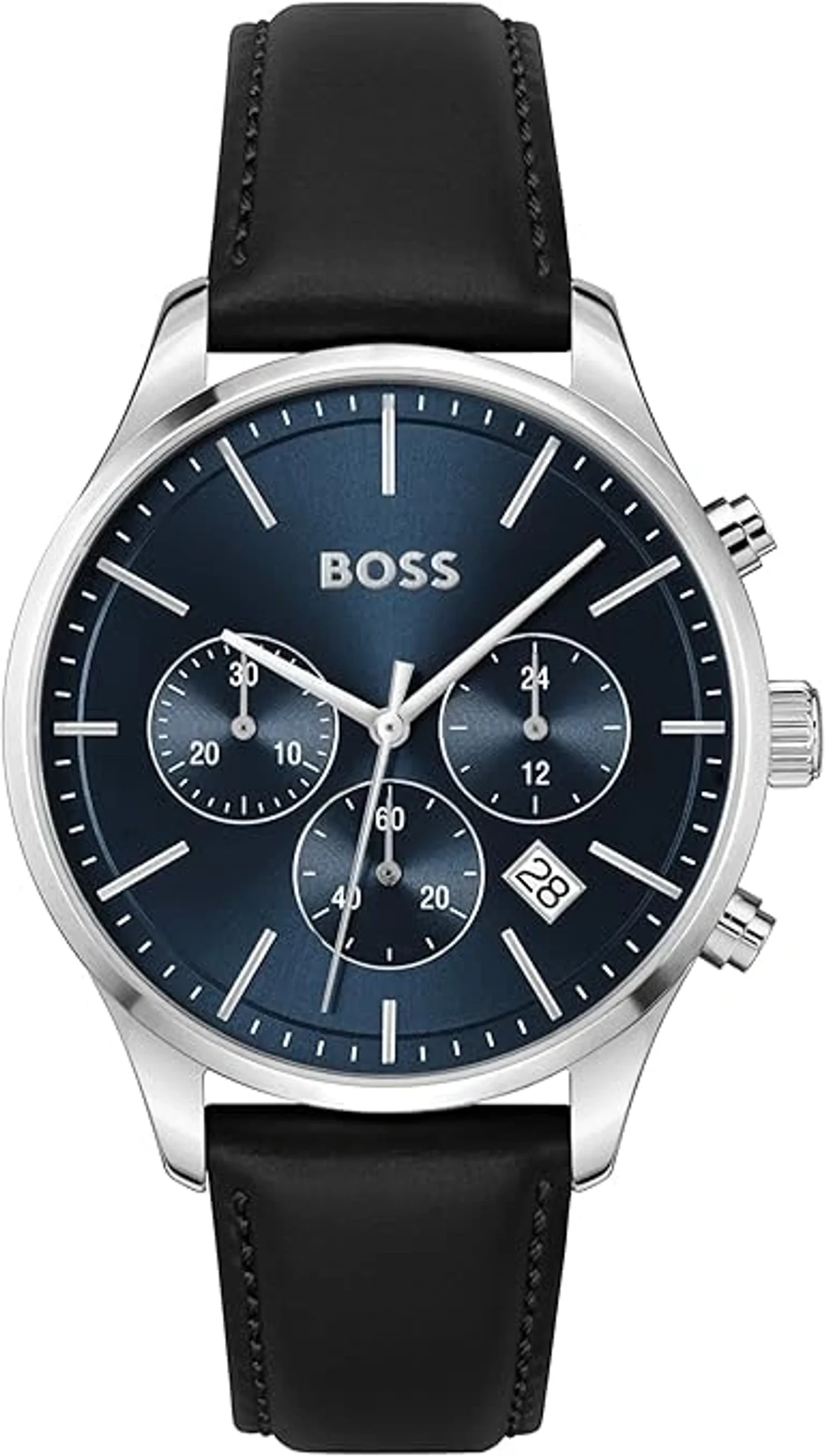 BOSS Cloud Mens Quartz Chronograph Watch- Innovative- Water Resistant- Date Function, Avery Blue (1514156)
