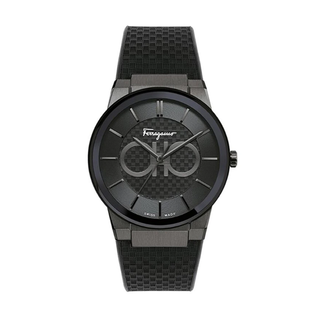 Ferragamo Men Analogue Watch With Silicone Strap- (SFHP00320)