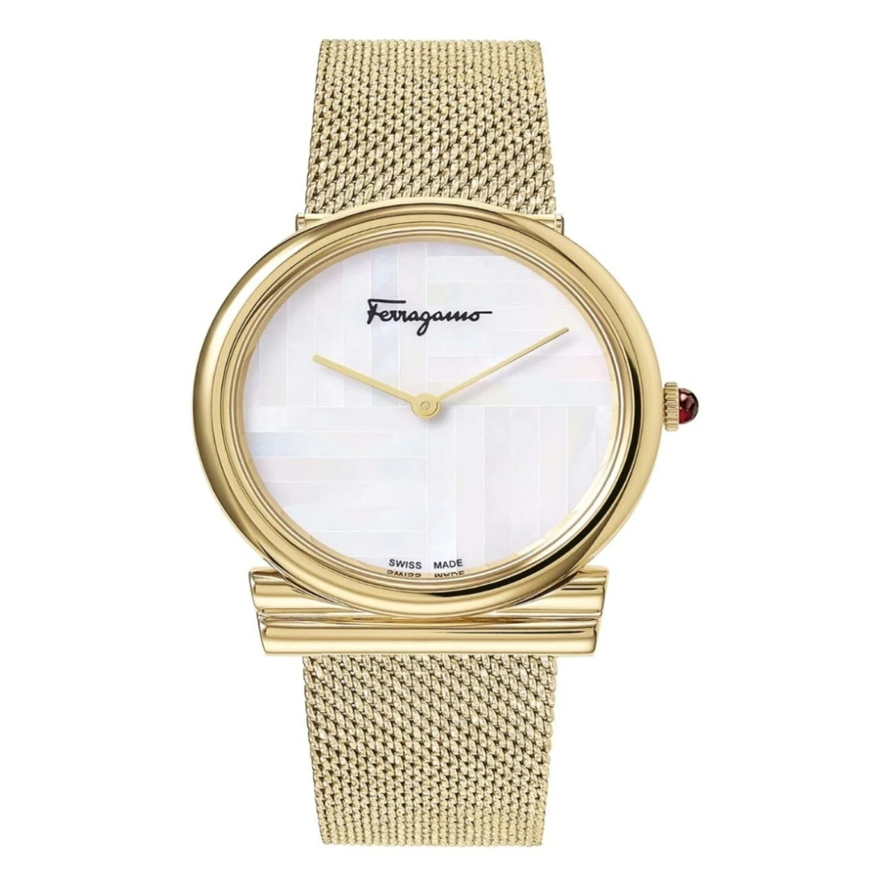 Ferragamo Gancini White Dial Watch for Women (SFIY00719)
