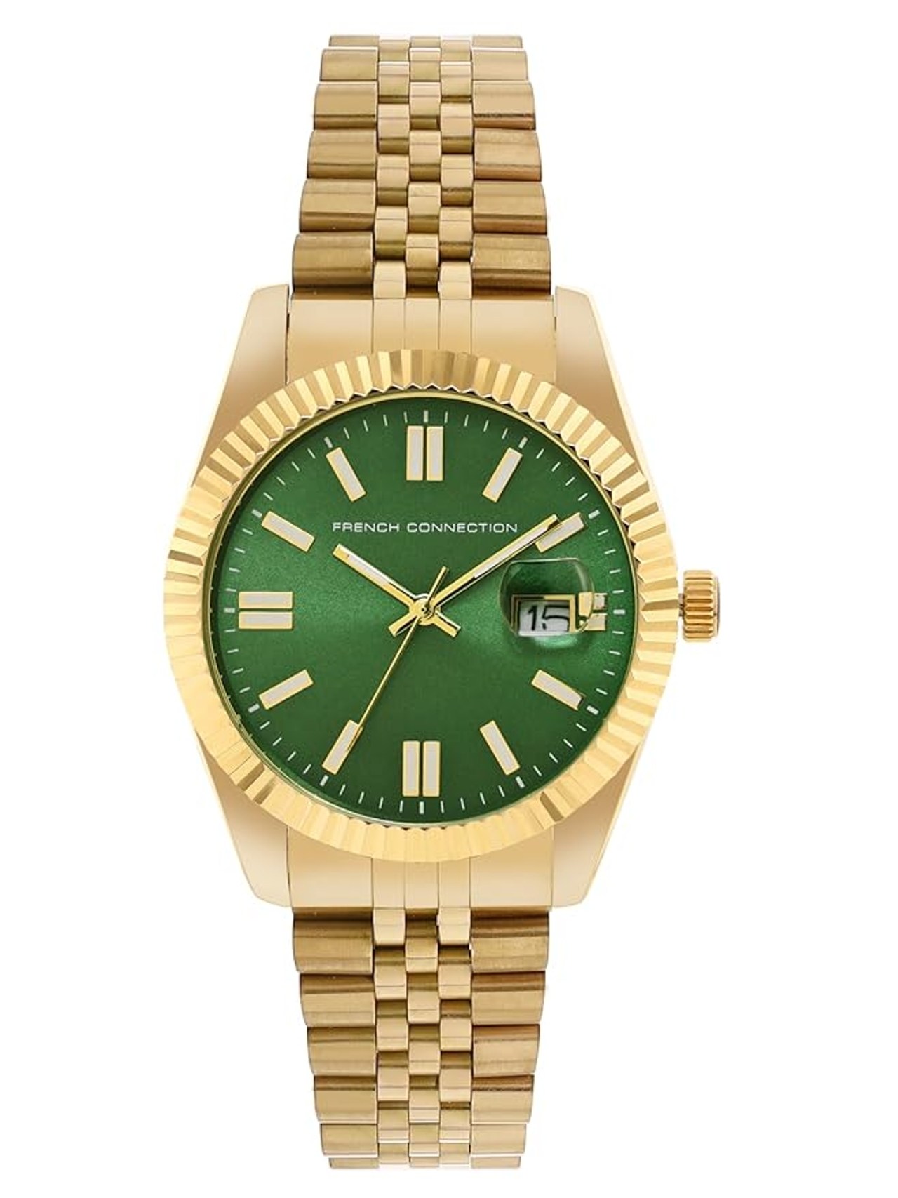 French Connection Men Lumine Green Dial Analog Watch - FCP41NGM