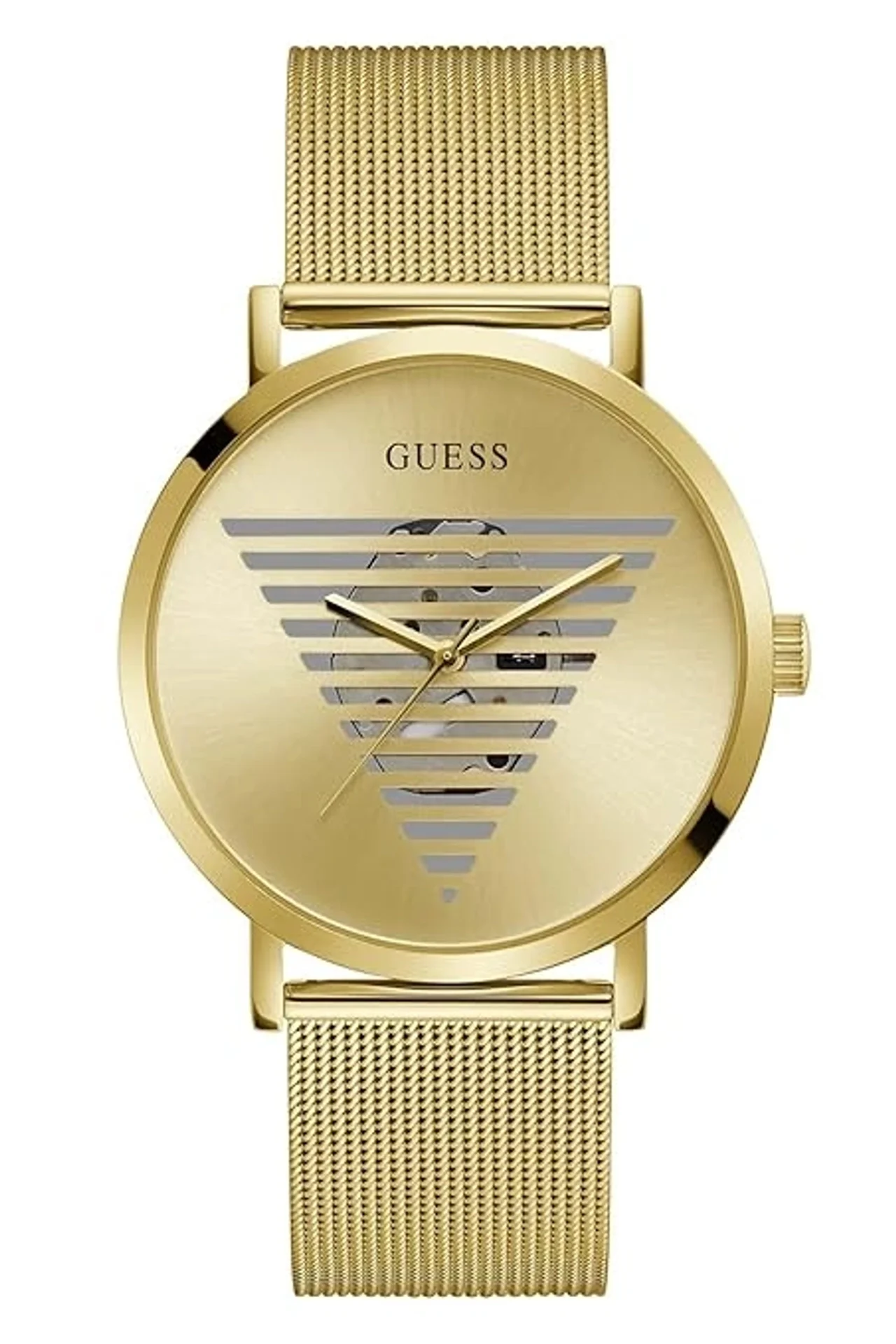 Guess Analog Gold Dial Mens Watch- (GW0502G1)
