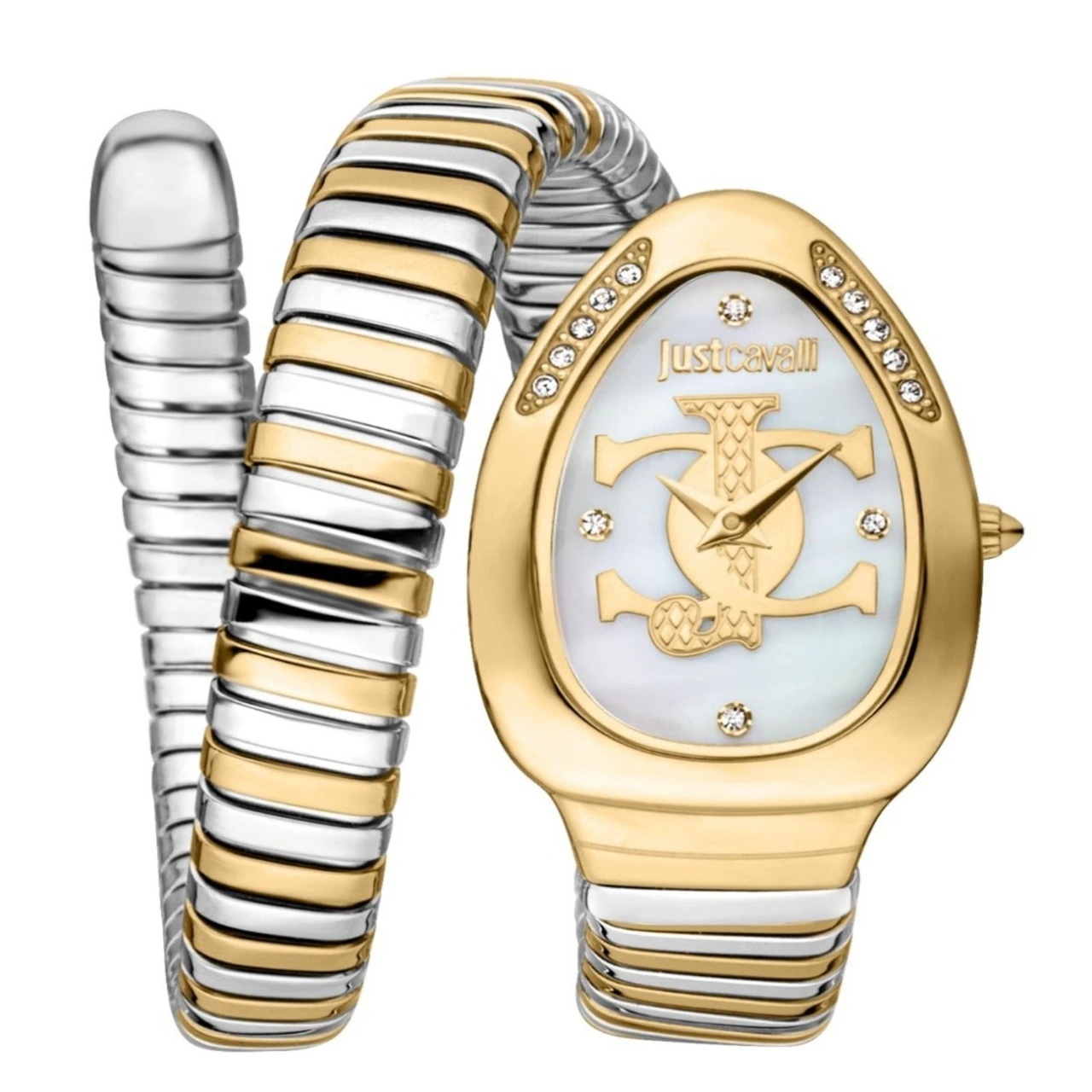 Just Cavalli Serpente Logo Watch for Women (JC1L227M0065)