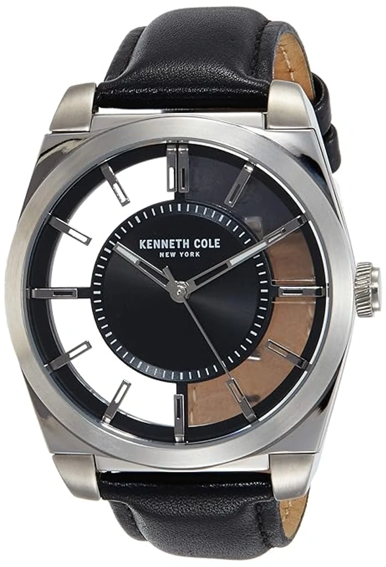 Kenneth Cole Analog Black Dial Mens Watch - (KC10027837MNJ)