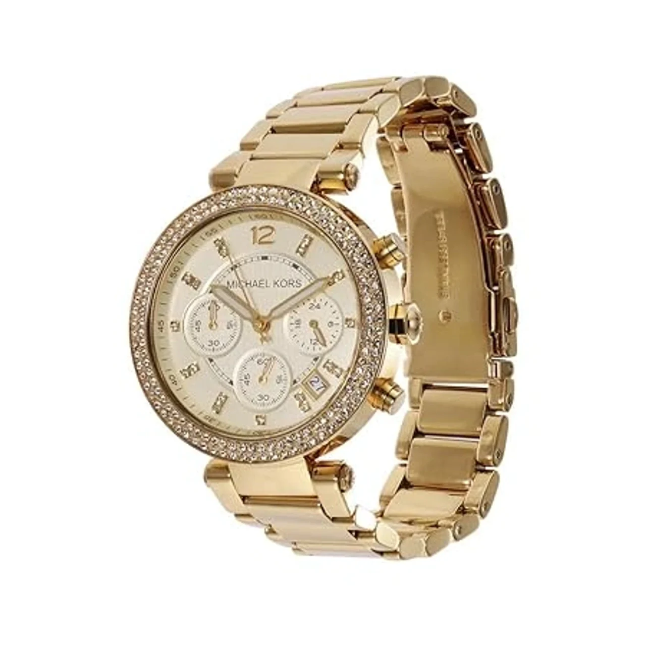 Michael Kors Analog Champagne Dial Womens Watch- (MK5354)