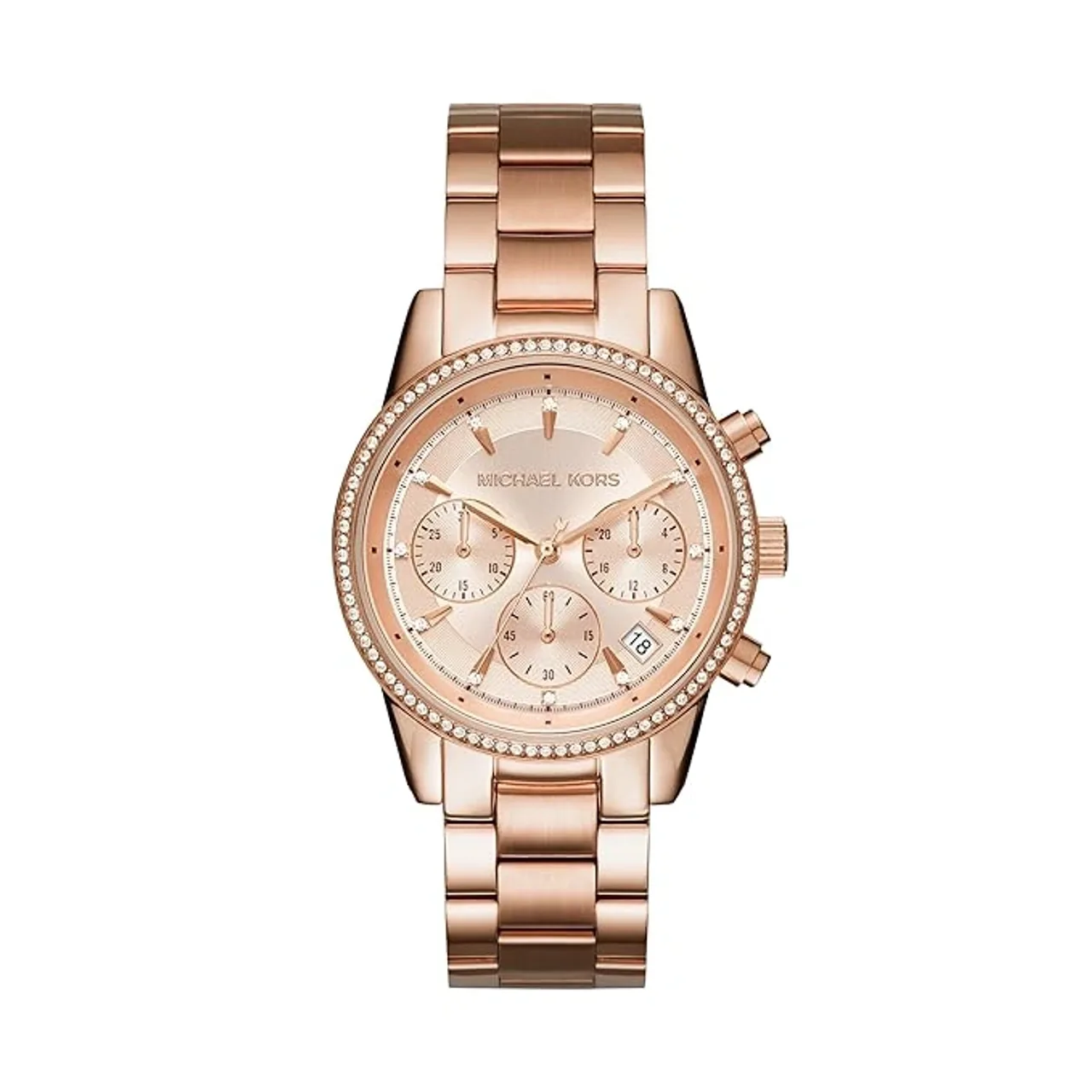 Michael Kors Analog Gold Dial Womens Watch- (MK6357)