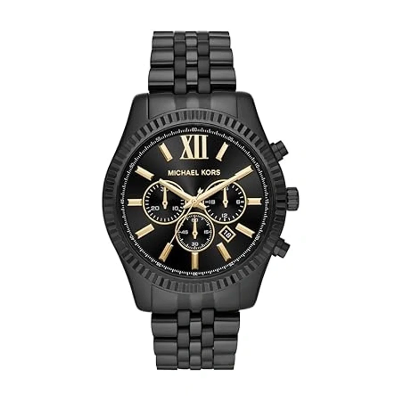 Michael Kors Lexington Analog Black Dial Mens Watch- (MK8603)