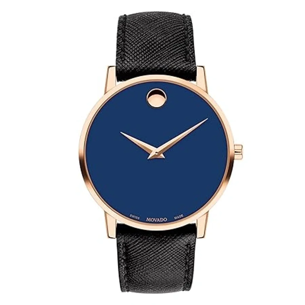 Movado Museum Classic Analog Blue Dial Mens Watch- (607266)