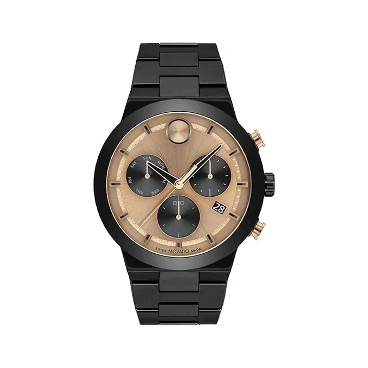 Movado Bold Fusion Swiss Qtz Chrono Mens Watch (3600897)