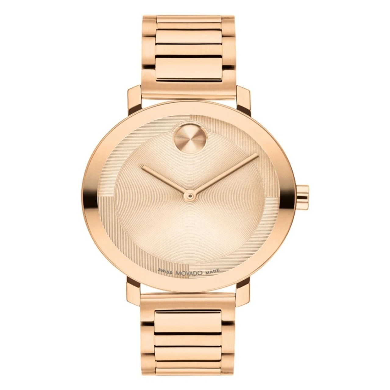 Movado Bold Evolution 2.0 SWiss Qtz Rose Gold Round Dial Women's Watch (3601142)