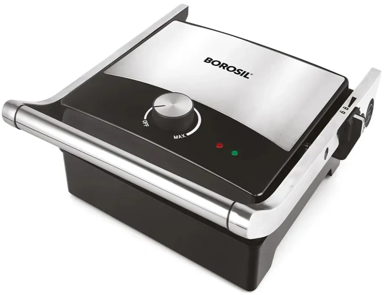 Borosil Mega Jumbo Grill Sandwich Maker 2000W Non-Stick 6 Sandwich Capacity 180° Open