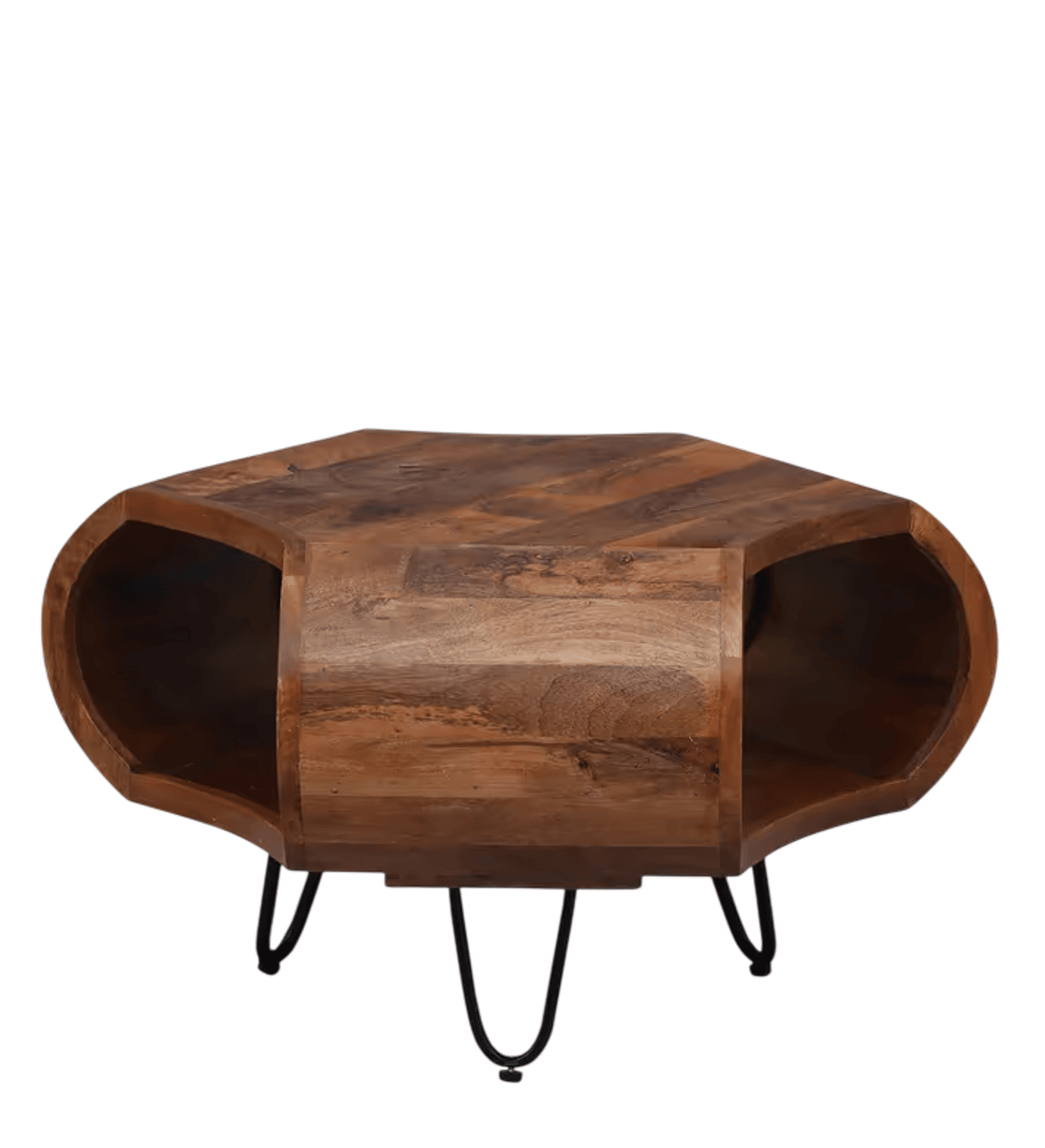 Hidenchic Roster Sheesham Wood Coffee Table In Natural Polish Shade