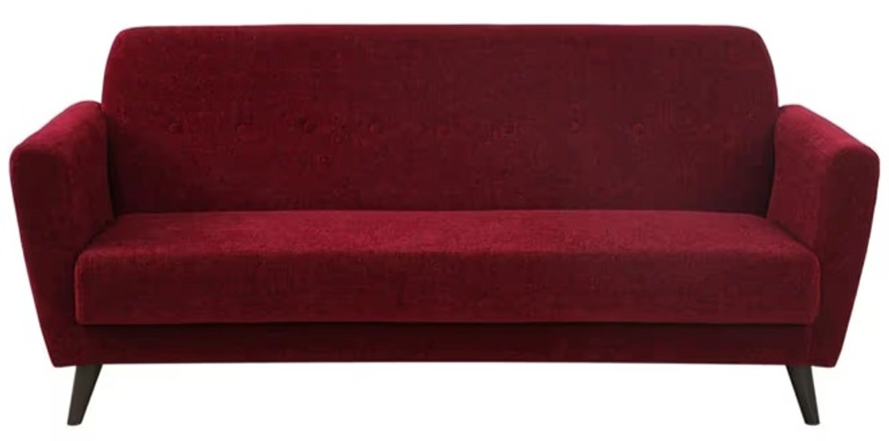 Hidenchic - Kyler Fabric 3 Seater Sofa - Rust
