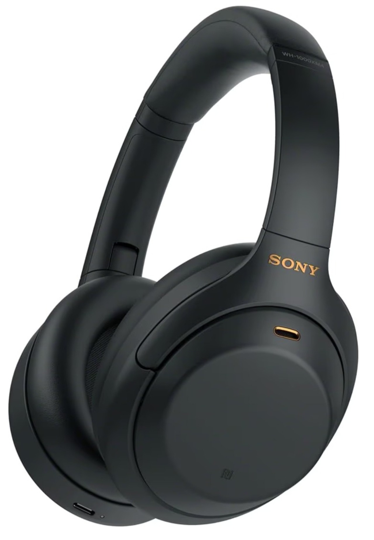 Sony WH-1000XM4 Wireless Noise Cancelling Over-Ear Headphones with Mic, Hi-Res Audio, 50H Battery, Black