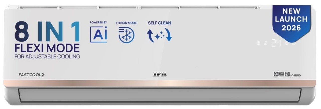 IFB 1.5 Ton 5 Star 8 in 1 Convertible Inverter Split AC (CI205GN32RGM3)