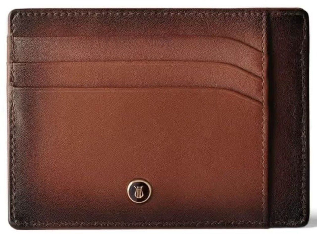 Lapis Bard Ducorium Credit Card Sleeve Cognac RFID NFC-Secured