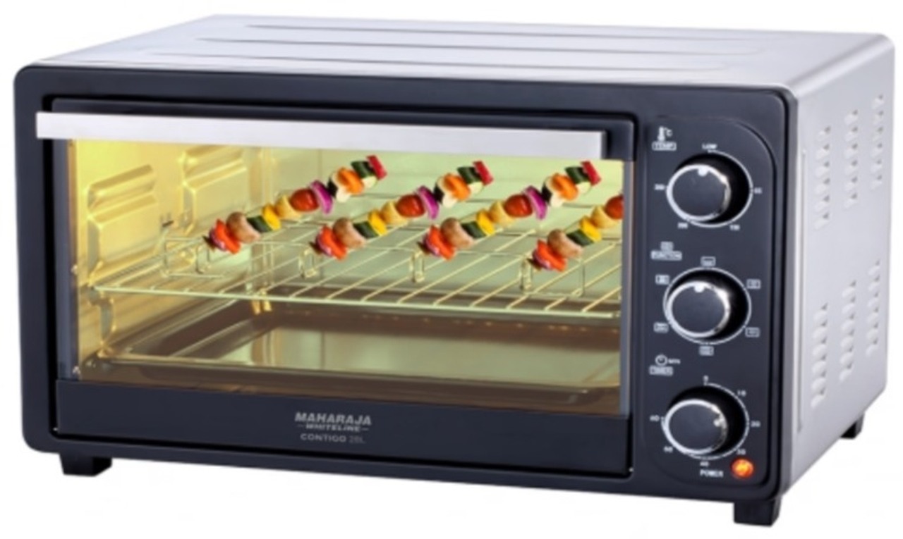 Maharaja Whiteline OTG 28L 1600W 5 Heating Modes Black