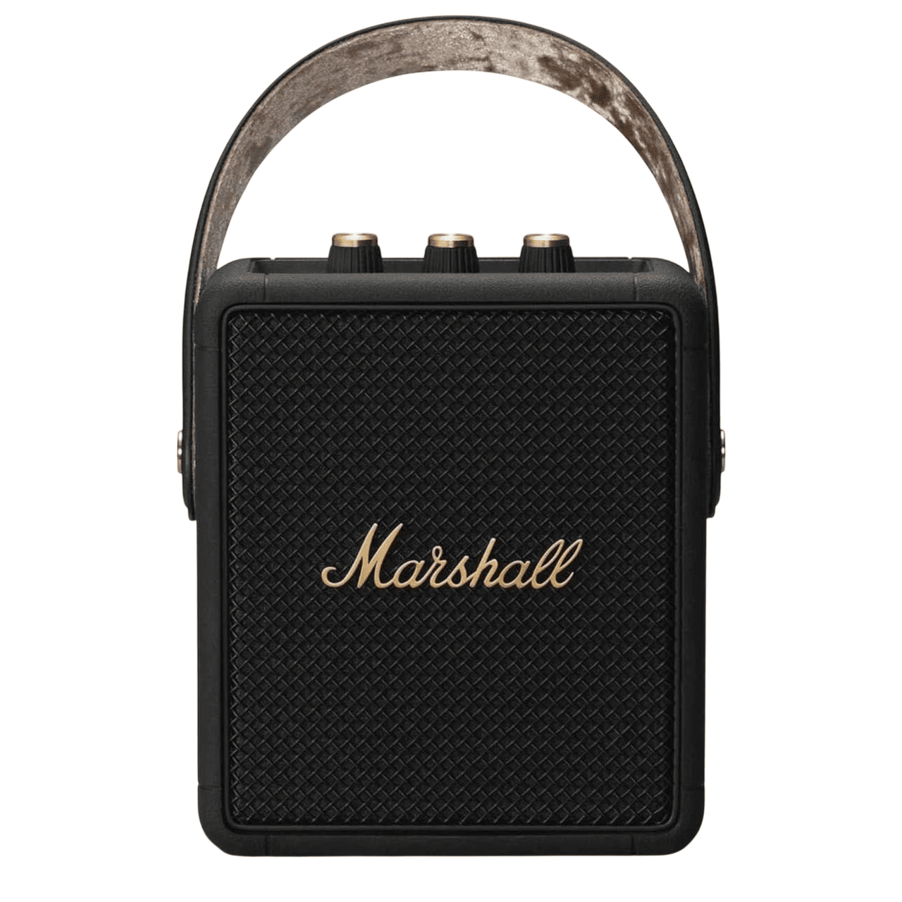 Marshall Stockwell II Portable Bluetooth Speaker Water-Resistant Black & Brass