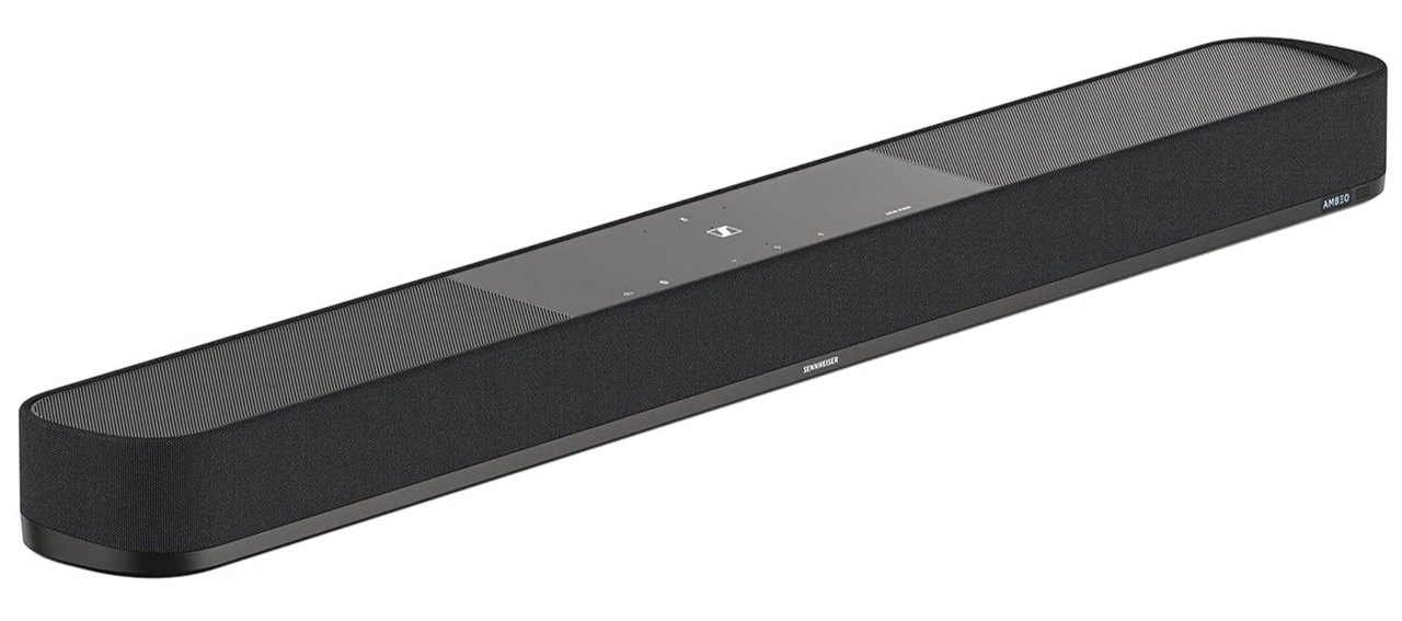 Sennheiser AMBEO Soundbar Plus 400W Immersive 3D Surround Sound with Virtual 7.1.4, Built-in Alexa, Dolby Atmos, Black