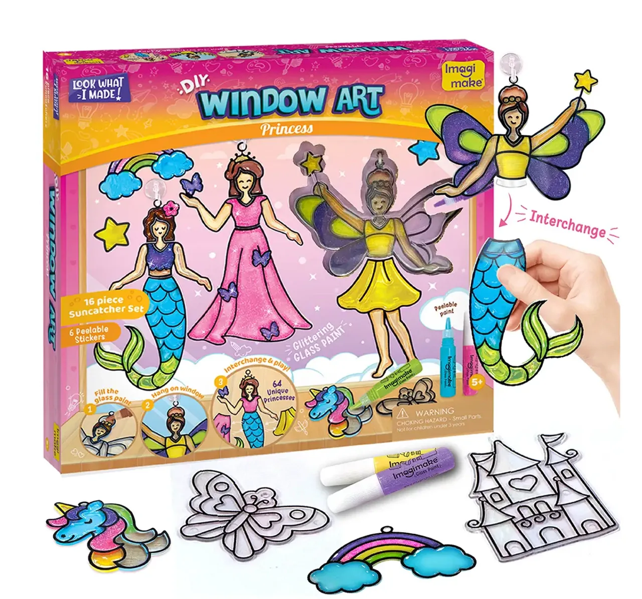 Imagimake Window Art Princess